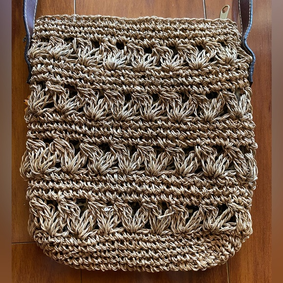 Cappelli Straworld Inc Purse With Wood Beads And Animals - Picture 2 of 8